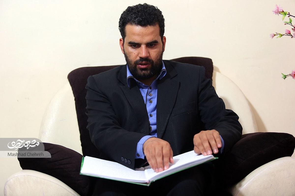 معلم و قاری روشندل محله المهدی هدفش، تربیت عاملان به قرآن است معلم و قاری روشندل محله المهدی هدفش، تربیت عاملان به قرآن است