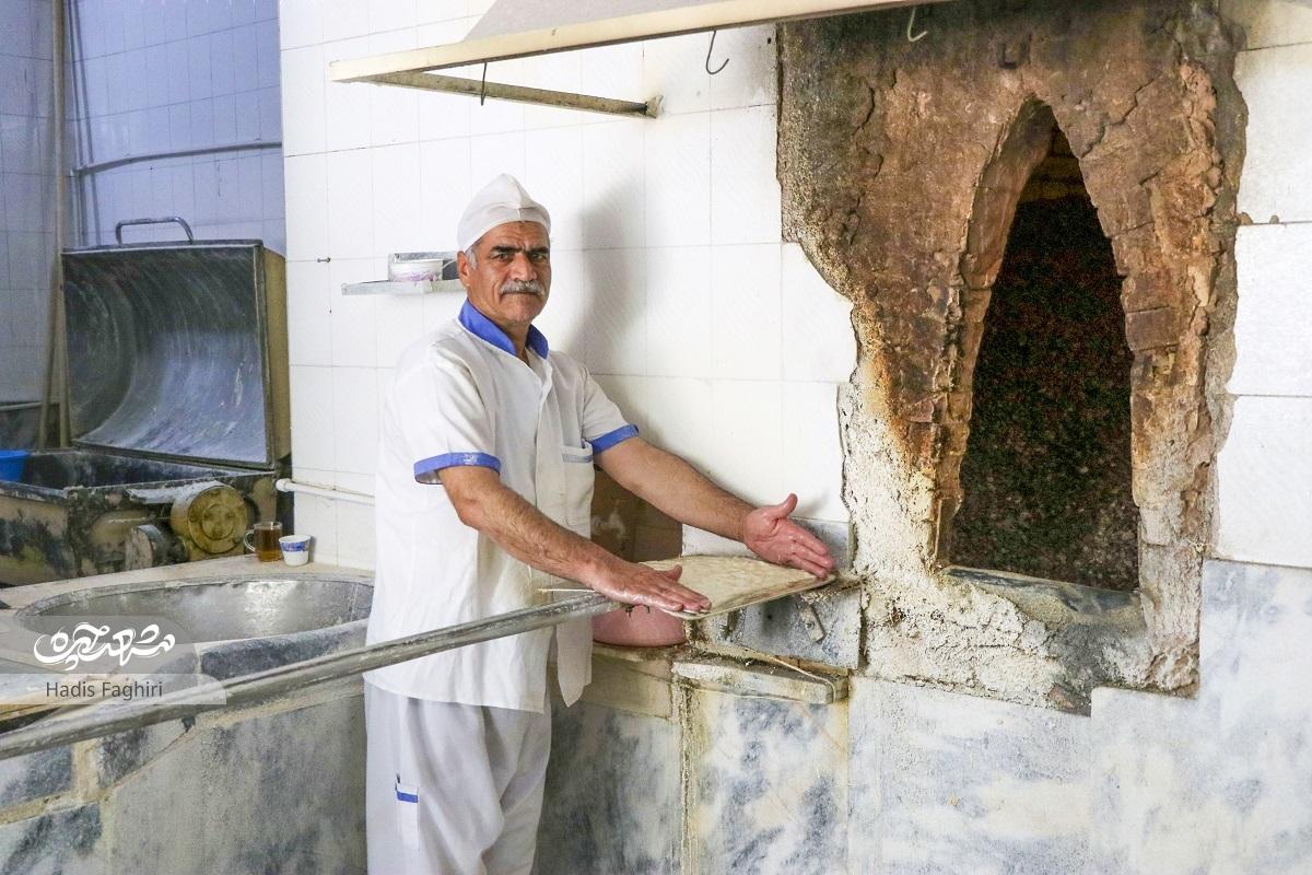 روزگار نانوایی نفتی در جاهدشهر روزگار نانوایی نفتی در جاهدشهر