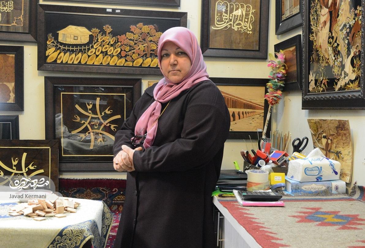 هنرهای خانم «مستنبط» از خیاطی تا معرق