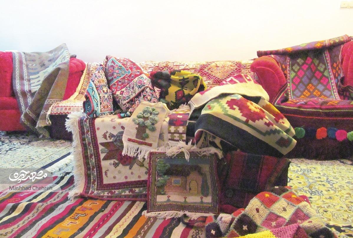 دستان هنرمند محله بهشتی؛ از عکاسی تا گلیم‌بافی/// کامل نیست