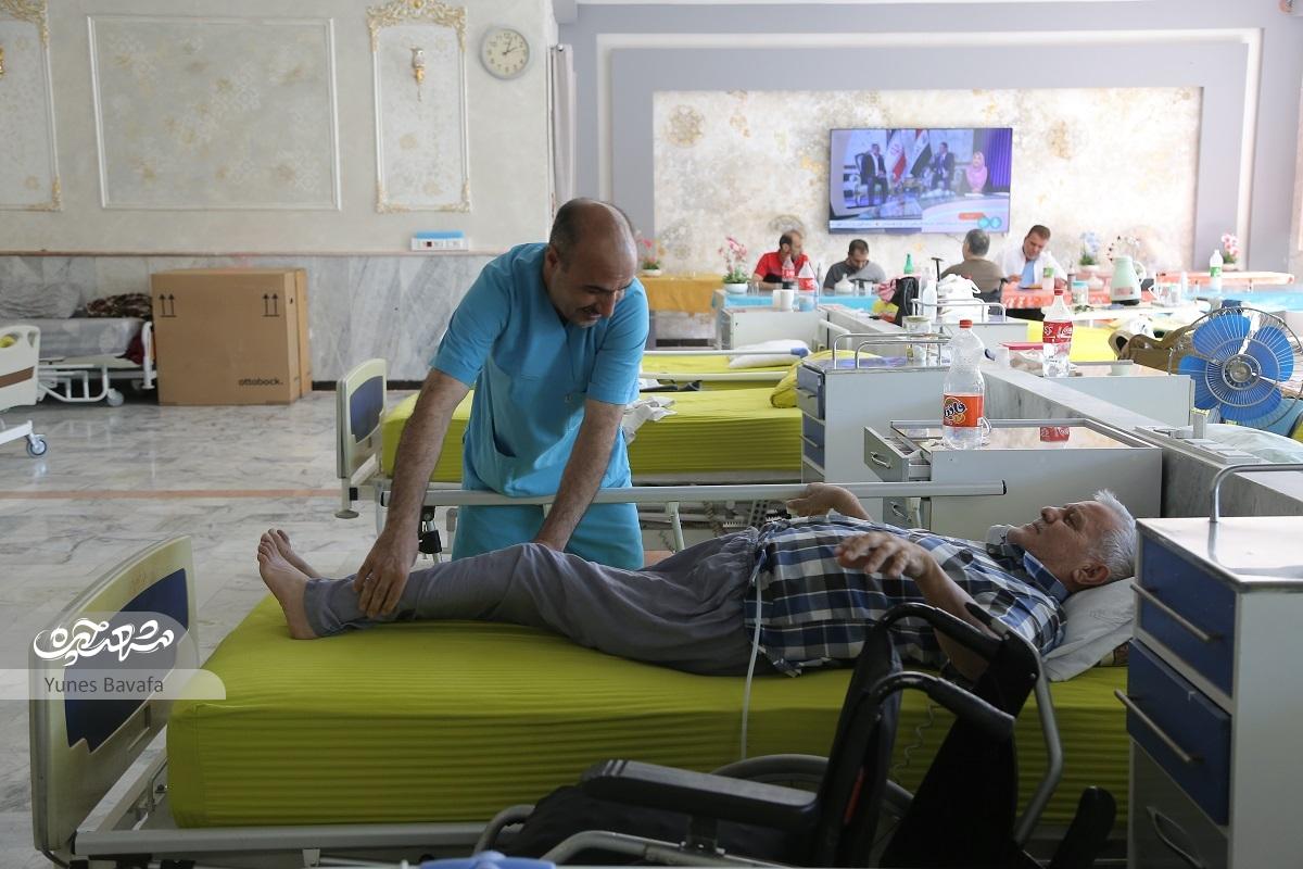 در آسایشگاه توانبخشی جانبازان امامخمینی(ره)، همه یک خانوادهایم در آسایشگاه توانبخشی جانبازان امامخمینی(ره)، همه یک خانوادهایم