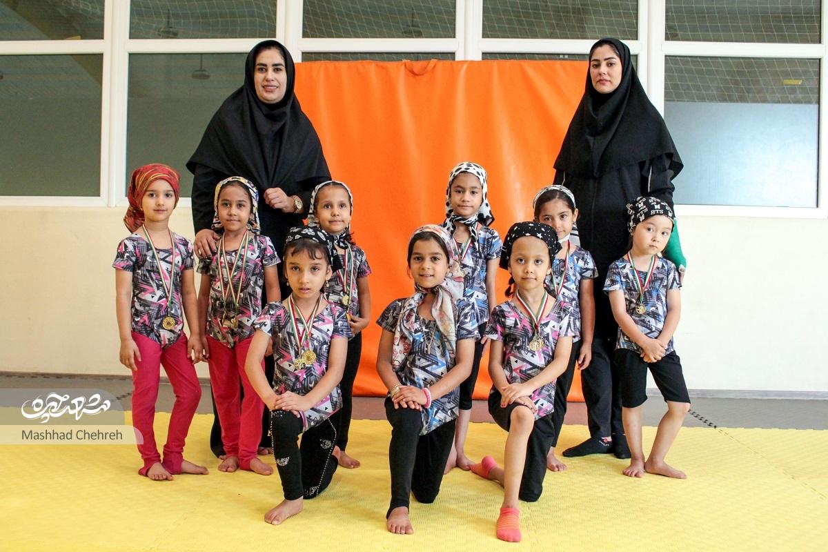 ژیمناستیک‌کاران خردسال شهرک شهیدرجایی لایق مدال‌آوری