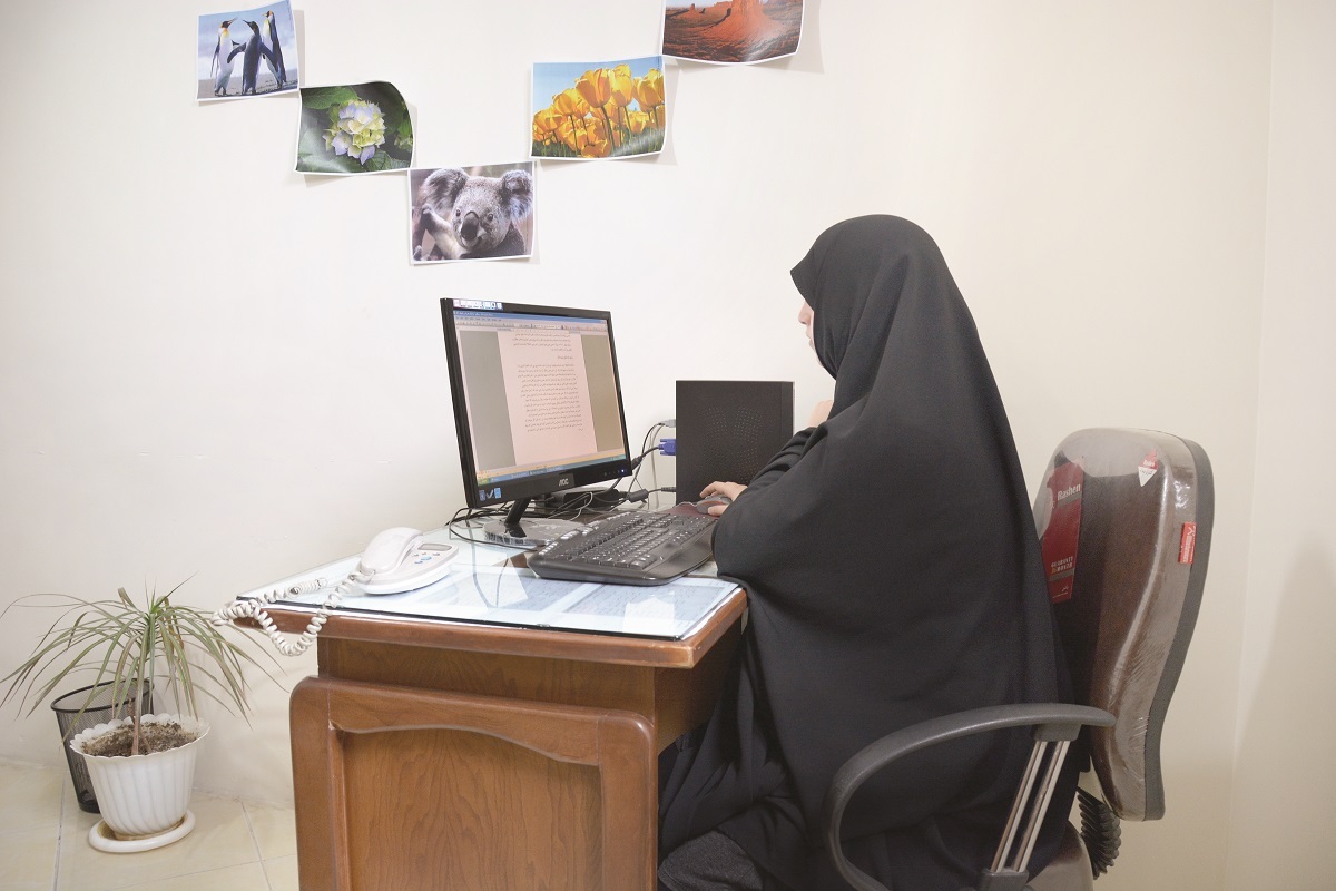 کار نیکوی بانو نیک در مدرسه علمیه حضرت خدیجه(س)  کار نیکوی بانو نیک در مدرسه علمیه حضرت خدیجه(س)