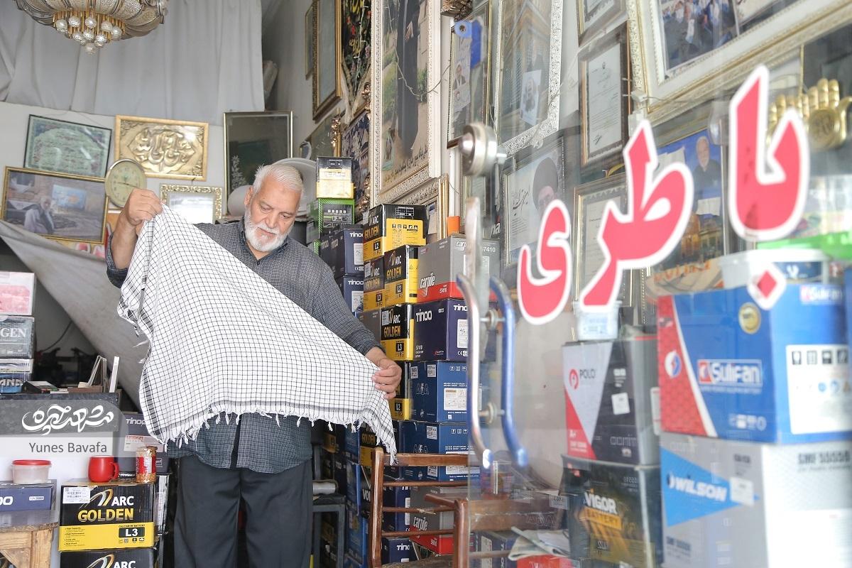 حاج مجیدخاوری همرزم شهید کاوه همچنان در لباس خدمت است حاج مجیدخاوری همرزم شهید کاوه همچنان در لباس خدمت است