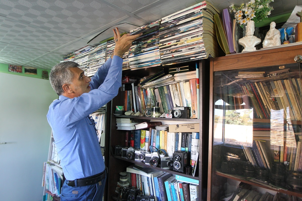 جلیل زهرایی با عکاسی عطش را رفع می‌کند