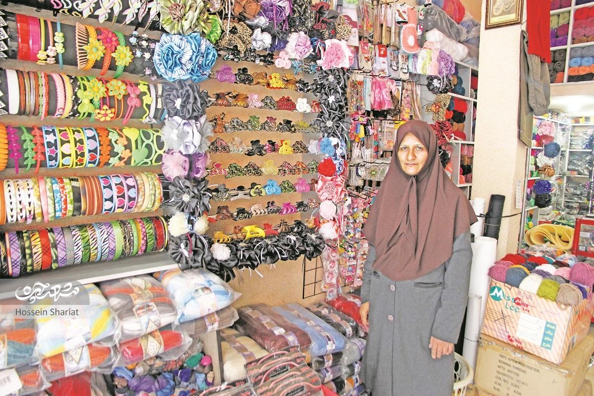 بانوی کاسب محله بهشتی به خوش حسابی معروف است