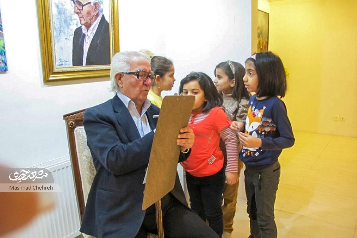 وداع با استاد ایرج خواجوی از اساتید هنر‌های تجسمی مشهد و پشتوانه فرهنگی شهر