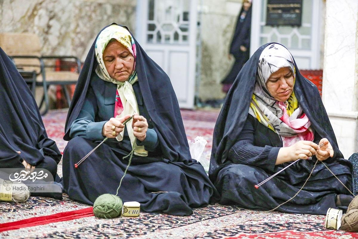 کمک‌ به رزمندگان جبهه مقاومت در مسجد چهارده‌معصوم(ع)