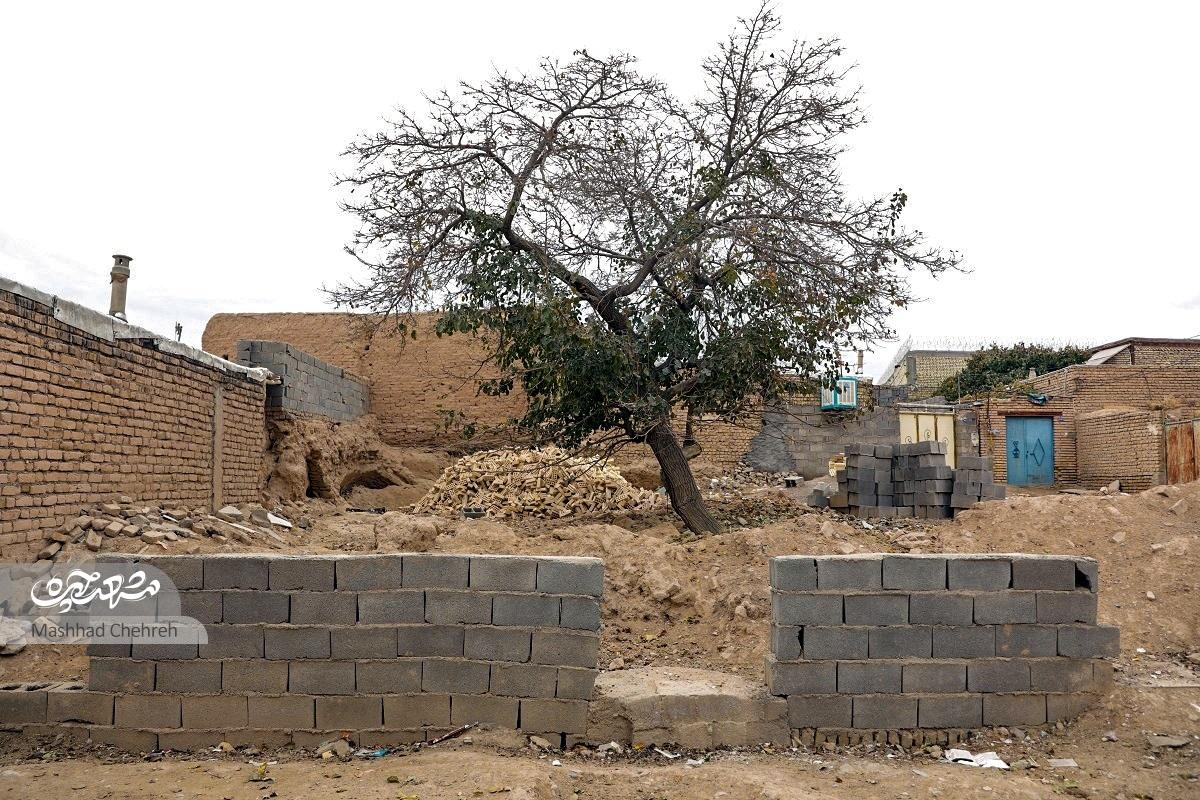 چشم‌انداز تاریخی روستای بزرگی که امروزه بخشی از شمال مشهد است