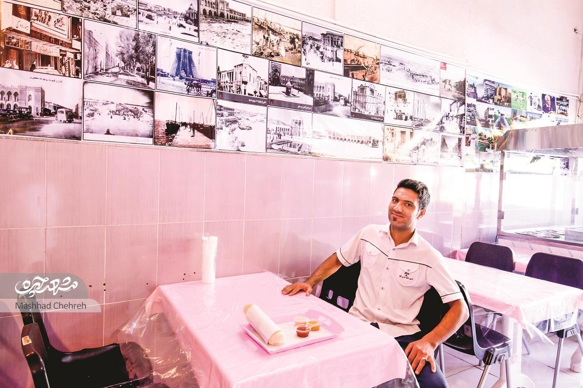 جواد دلدار مهندس فلافل مشهد است