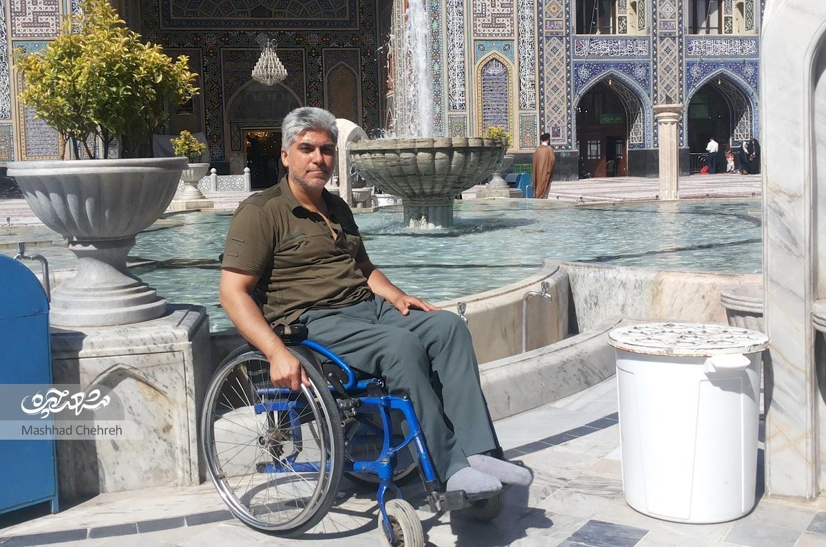 عباس کلانتر، جانباز قطع‌نخاعی که روزگاری قهرمان دو و میدانی بود