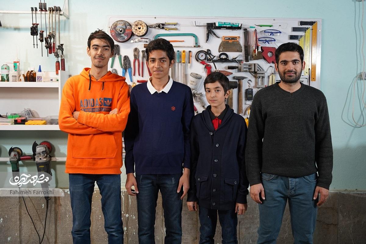 مهارت‌آموزی نوجوانان در کارگاه تولید لوازم آزمایشگاهی مجتبی قالیشویان