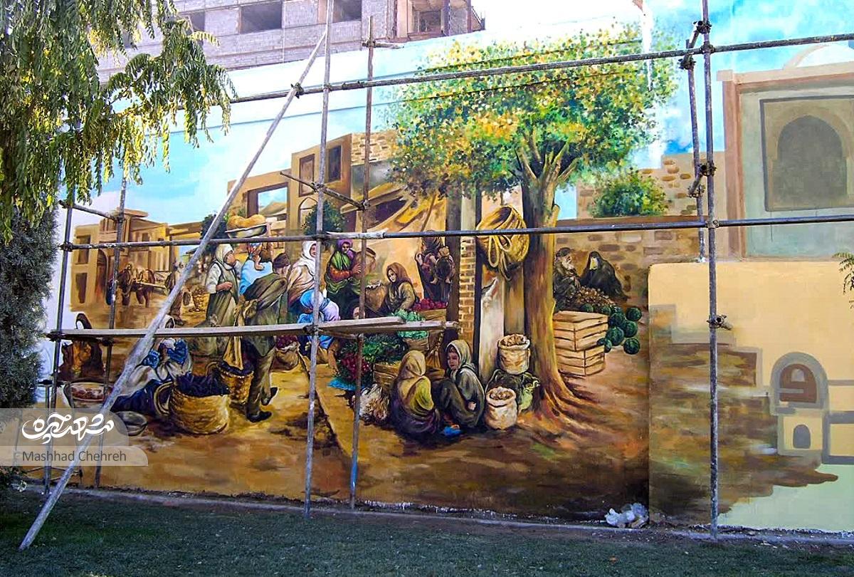 نقاشی‌های الهام‌دهنده سیدحسن هراتی در زمان جنگ و بعد از آن