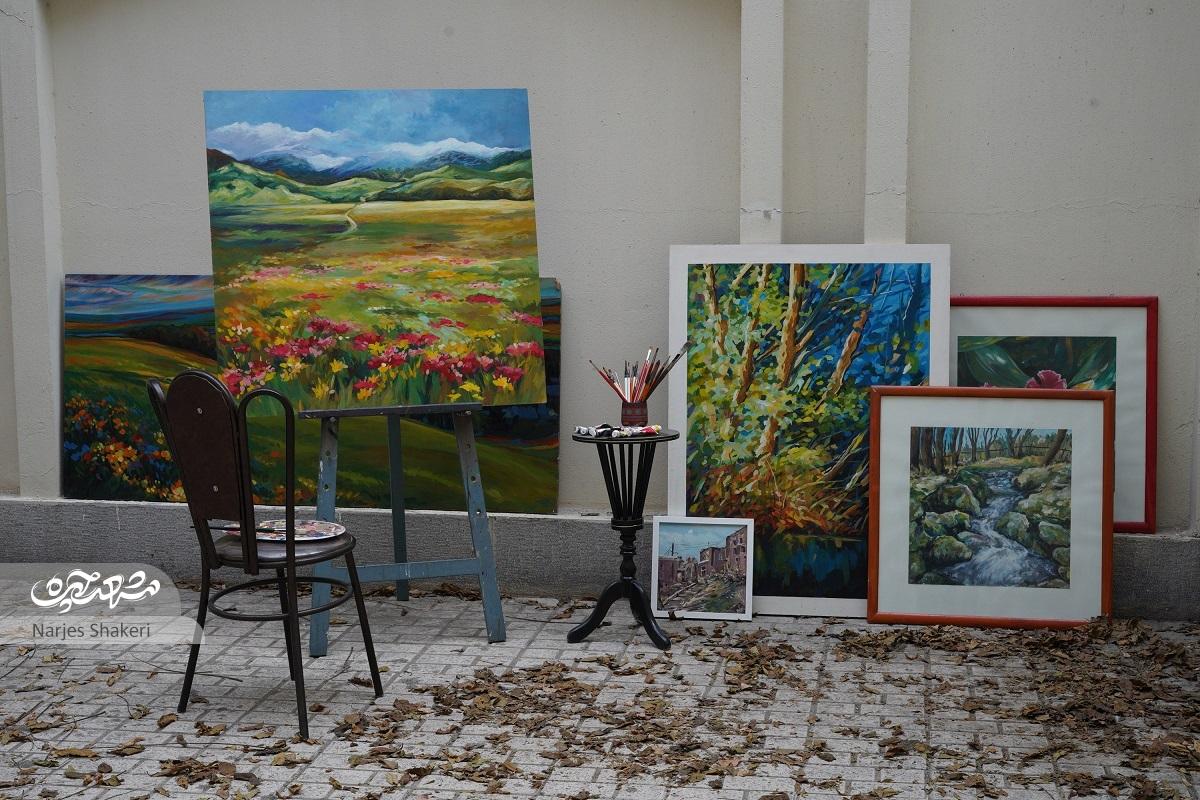 نقاشی‌های الهام‌دهنده سیدحسن هراتی در زمان جنگ و بعد از آن