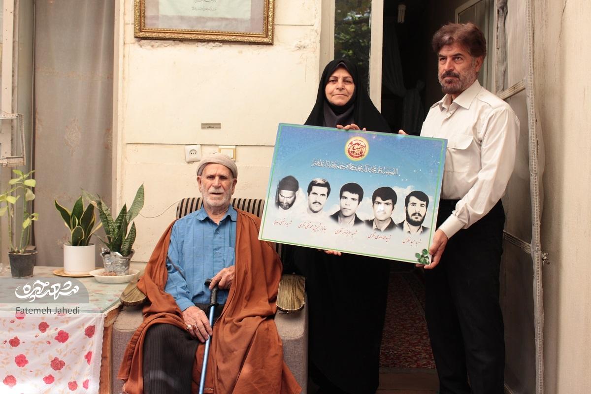 خاطرات حاج علی‌اصغر نظری از همسر مرحوم و ۴ فرزند شهیدش