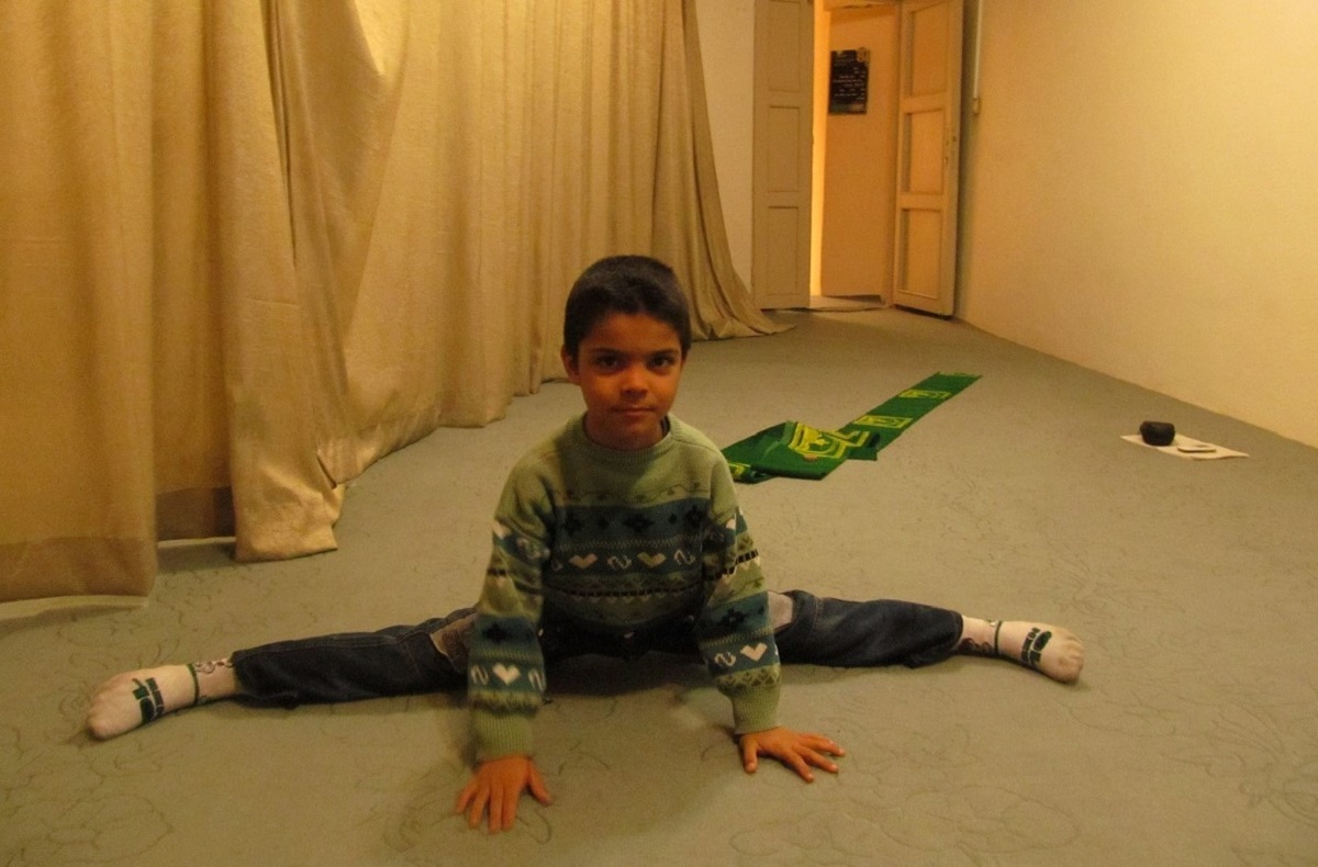 عمو و برادرزاده کوچک محله خواجه‌ربیع که شیرین‌کاری بلدند!