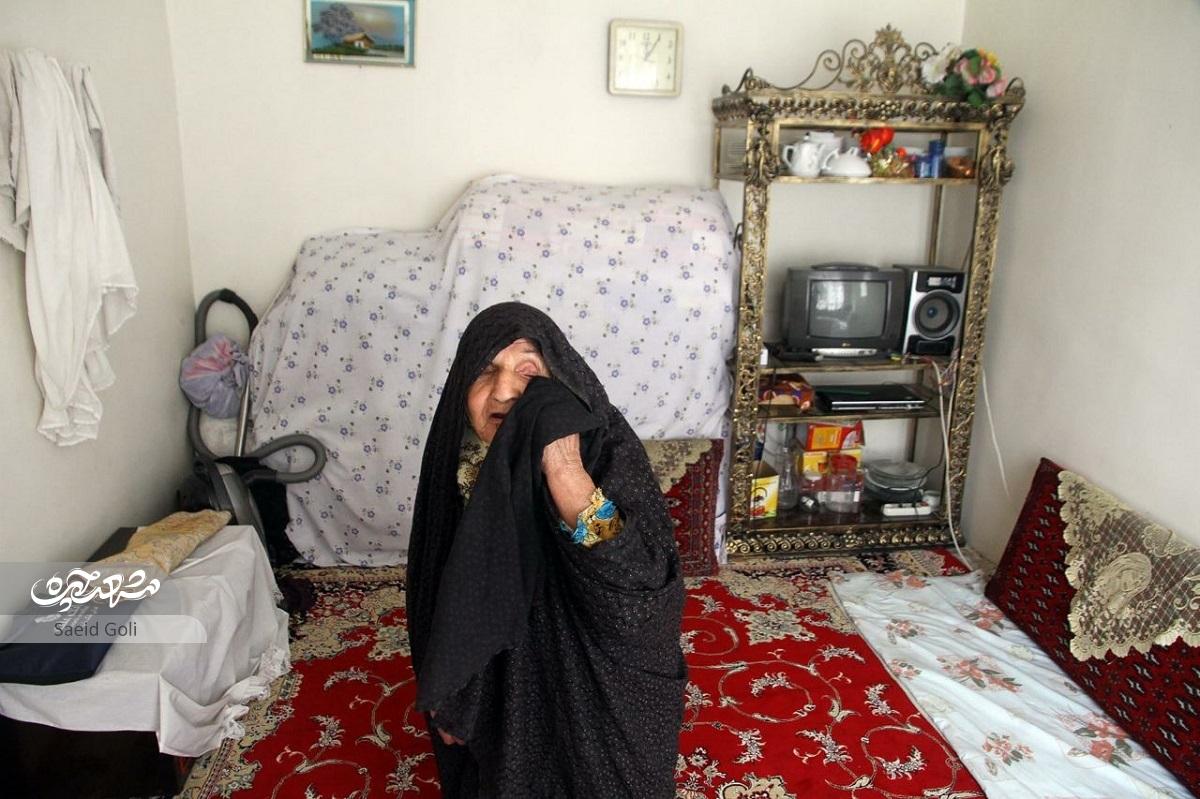 «خاله شهربانو» نابینایی که دست به عصا نیست «خاله شهربانو» نابینایی که دست به عصا نیست