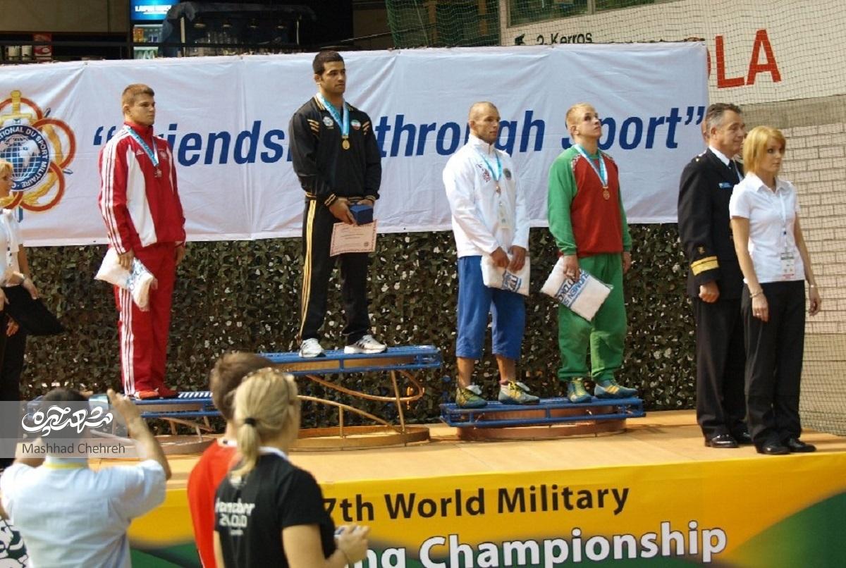 اسماعیل نجاتیان قهرمان مسابقات کشتی ارتشهای جهان است اسماعیل نجاتیان قهرمان مسابقات کشتی ارتشهای جهان است