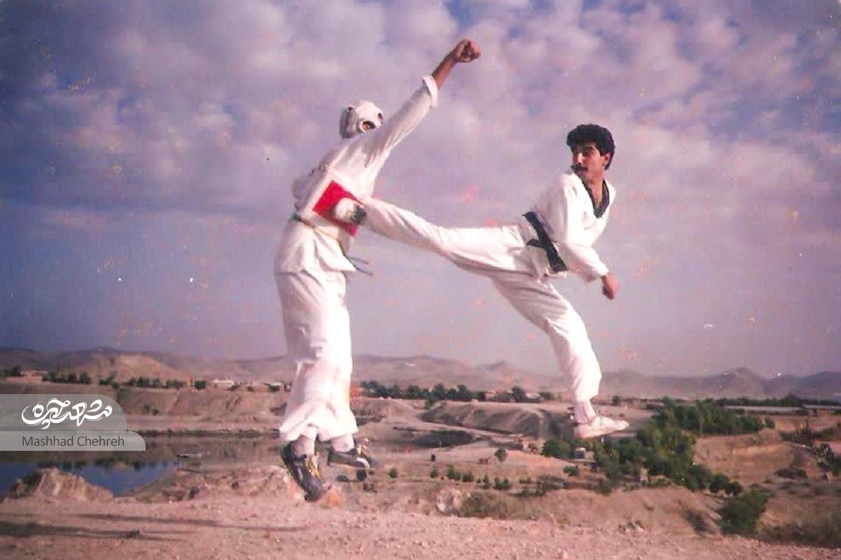 زندگی حسین آینه‌چی با ورزش تکواندو عجین شده است