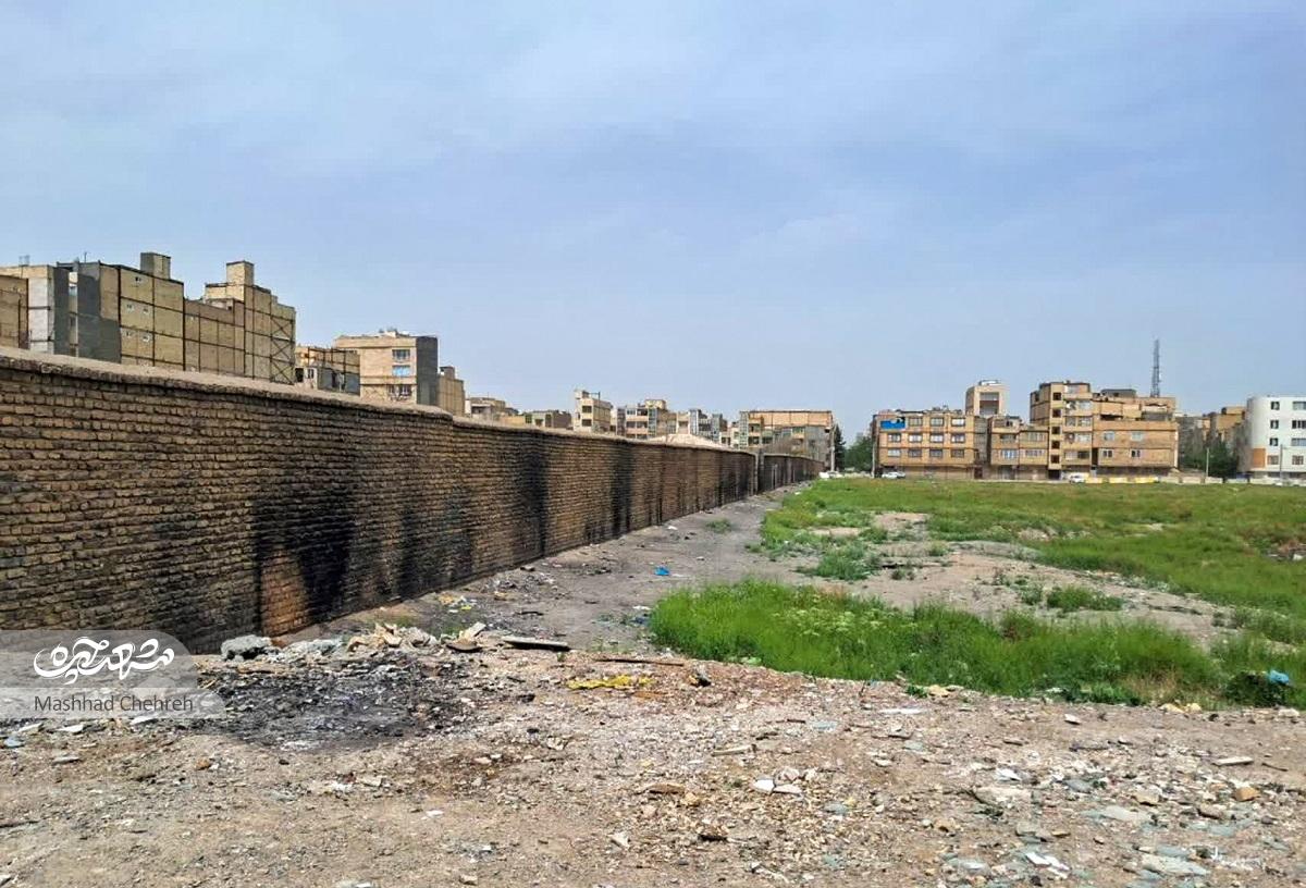 نشانه‌های مانده از قلعه نخودک