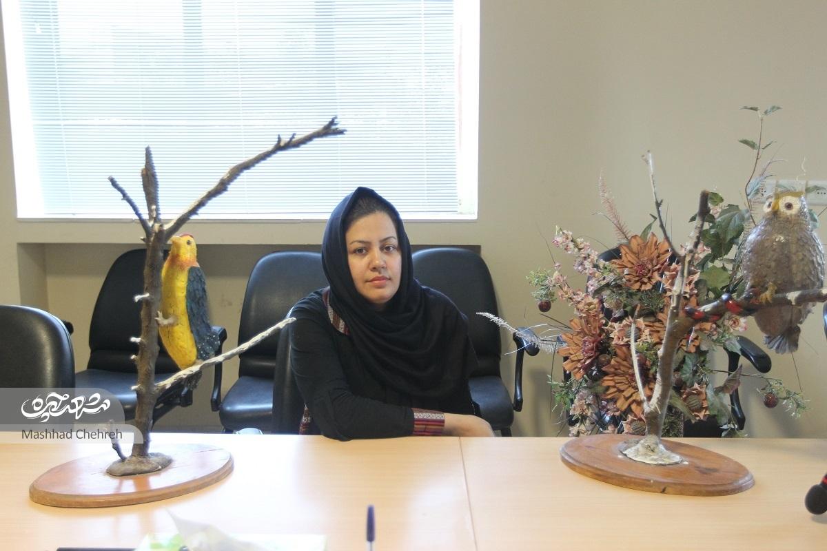 ساختن مجسمه ضامن آهو بهترین تجربه راضیه حلاجزاده بود