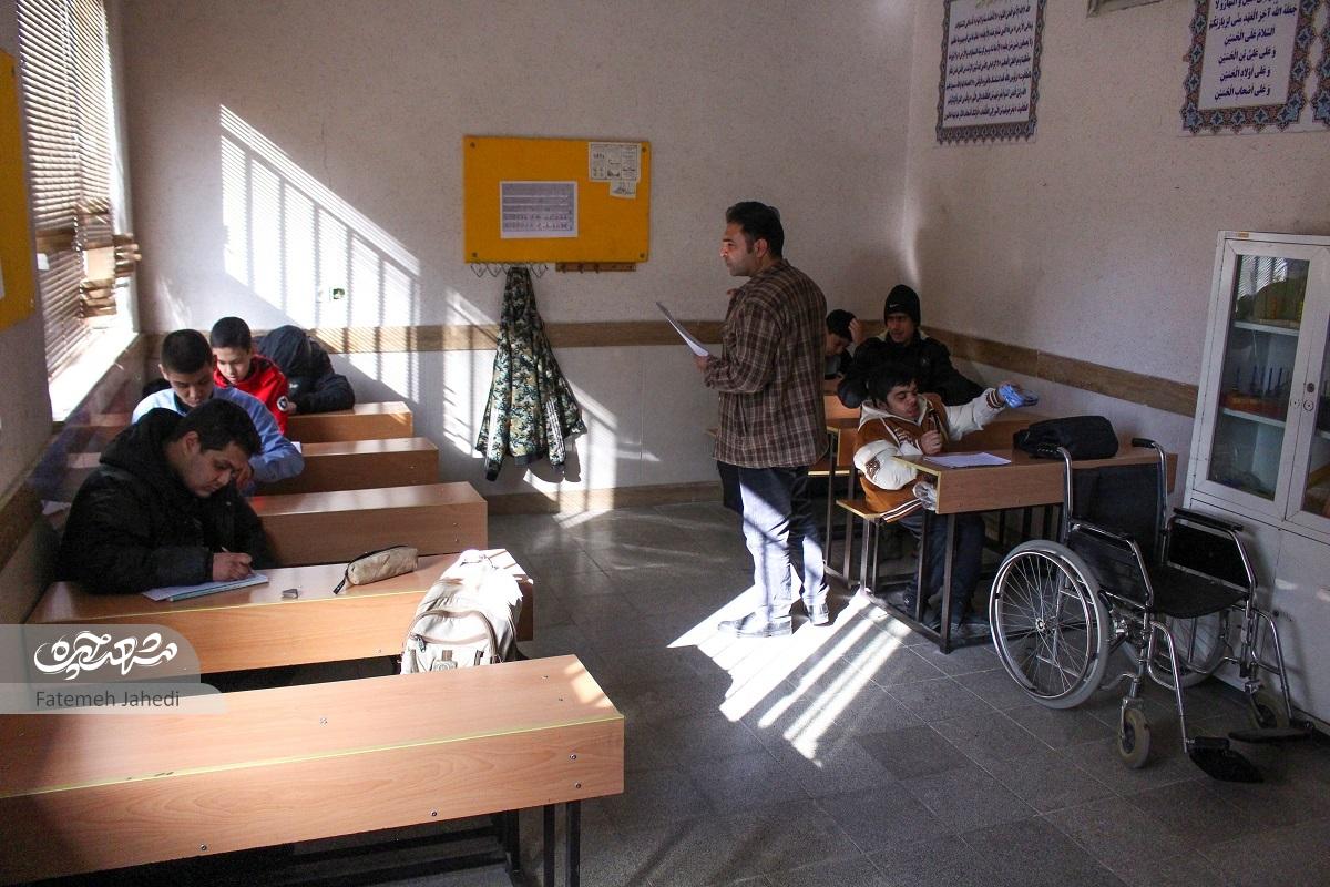 حال‌وهوای ۵۰ دانش‌آموز توان‌یاب پسر در یک مرکز آموزش استثنایی