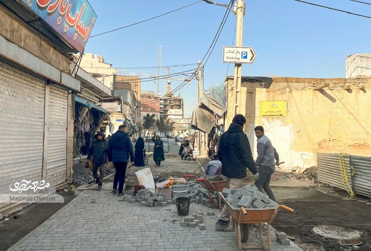 پروژه گذر تشرف عیدگاه سه شیفته انجام می‌شود