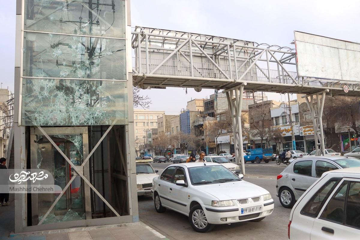 خسارت میلیاردی اغتشاشات روی دست کسبه بولوار مفتح خسارت میلیاردی اغتشاشات روی دست کسبه بولوار مفتح