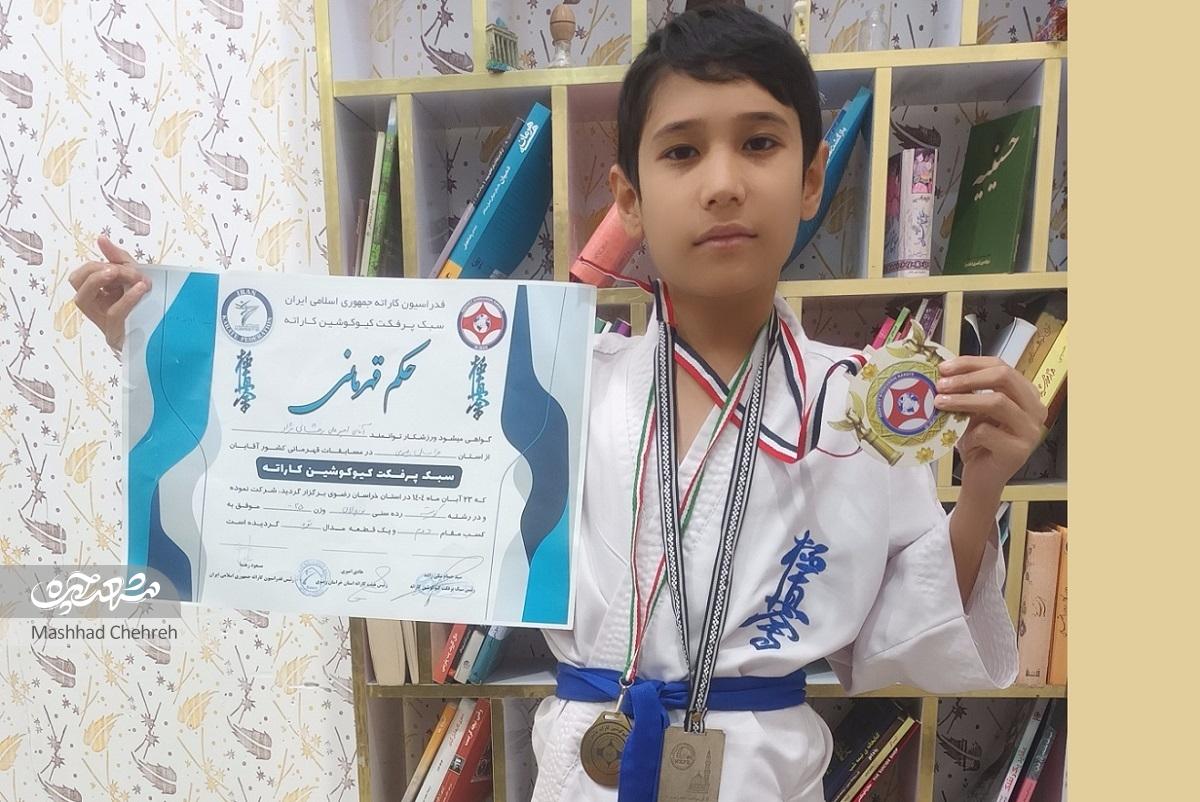 آرزوی امیرعلی رخشانینژاد بالابردن پرچم ایران است