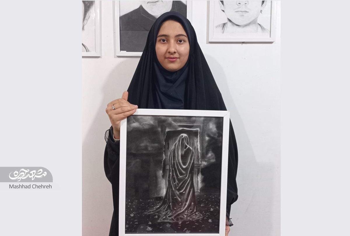 زهرا داروغه سیاه‌قلم را پلی میان علاقه و آینده شغلی کرده است