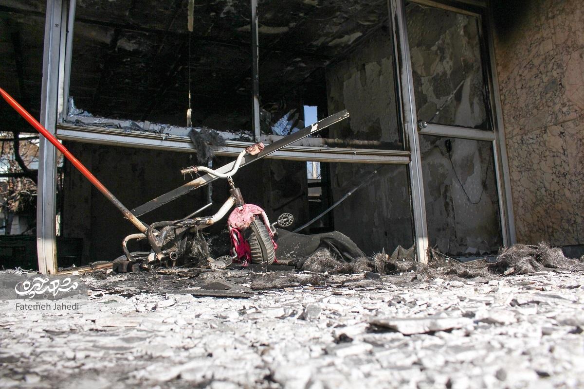 آتش گرفتن خانه بزرگ در بولوار وکیل‌آباد در حوادث تروریستی اخیر