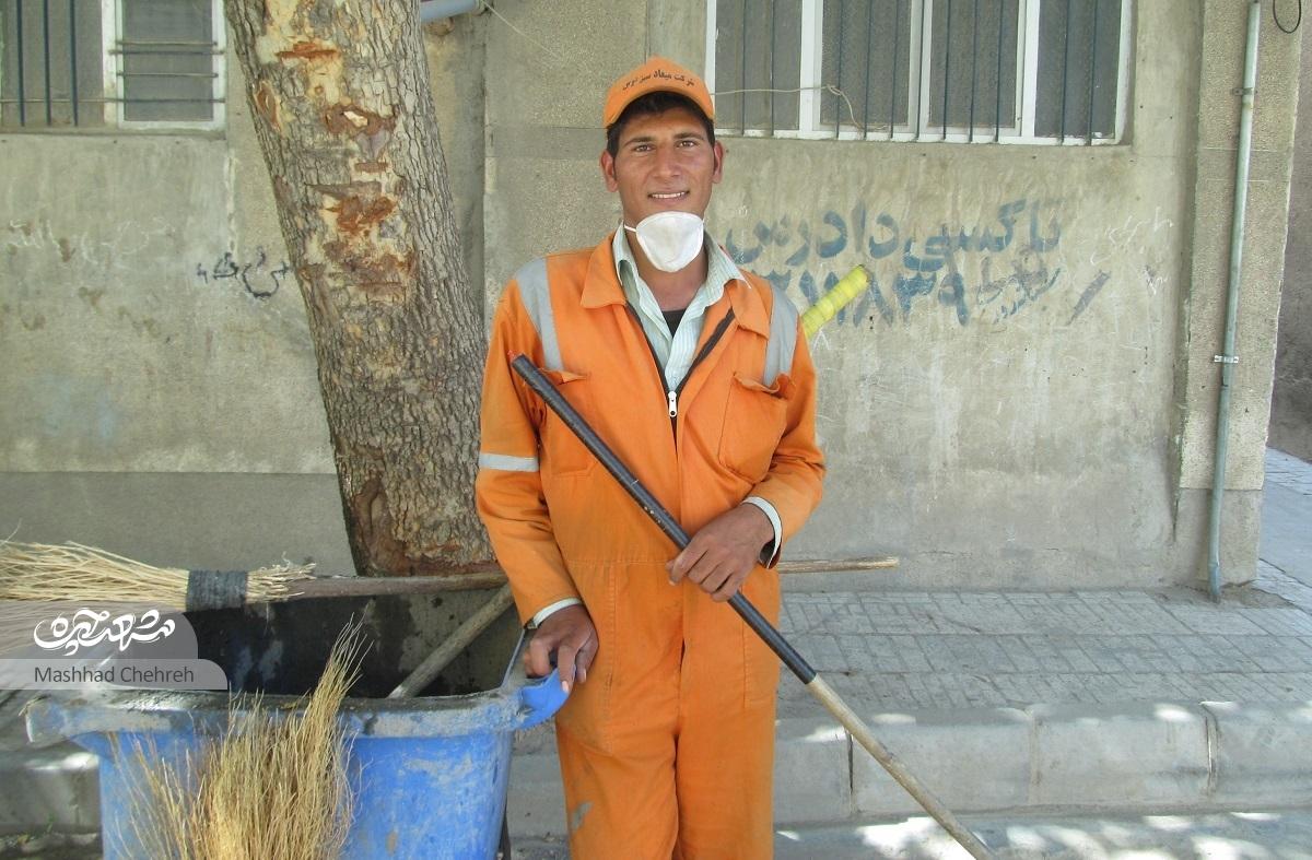 مهدی اشرفزاده؛ پاکبانی که دوست دارد معلم ریاضی شود