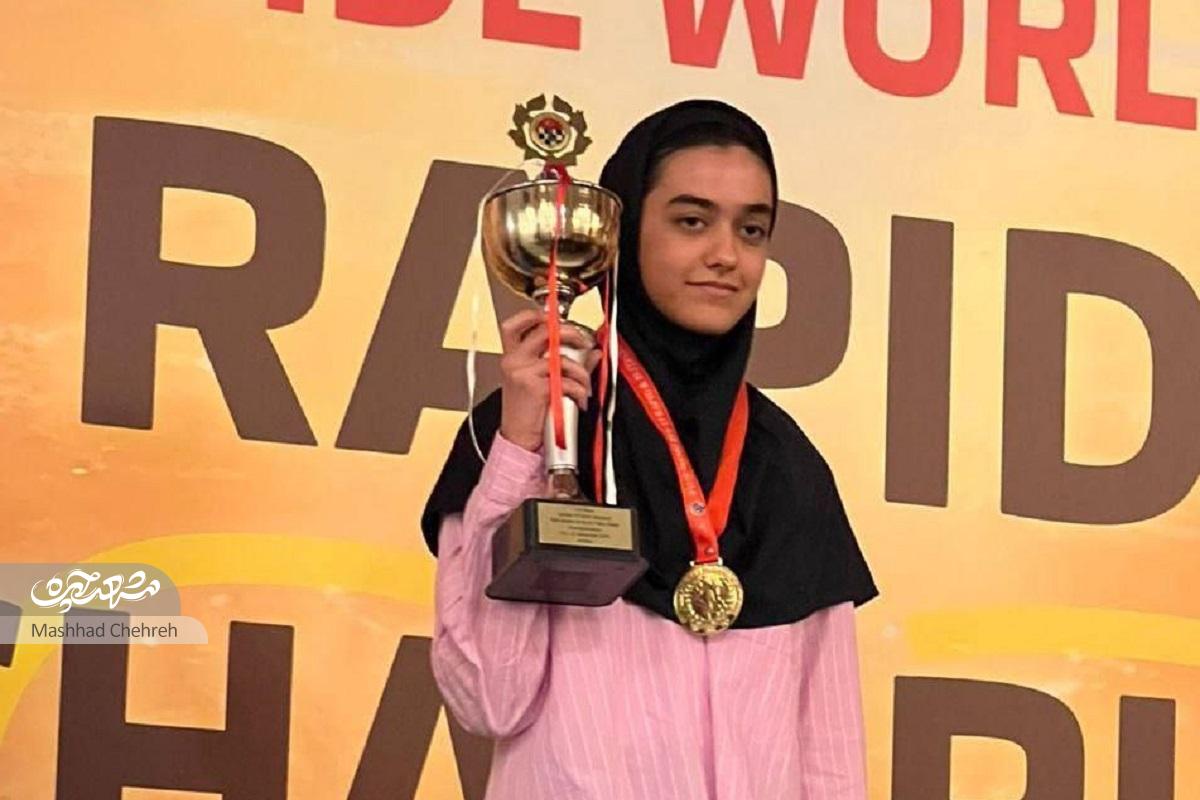 روشا اکبری؛ نابغه خراسانی که در ۱۴سالگی قهرمان جهان و استاد فیده شد روشا اکبری؛ نابغه خراسانی که در ۱۴سالگی قهرمان جهان و استاد فیده شد