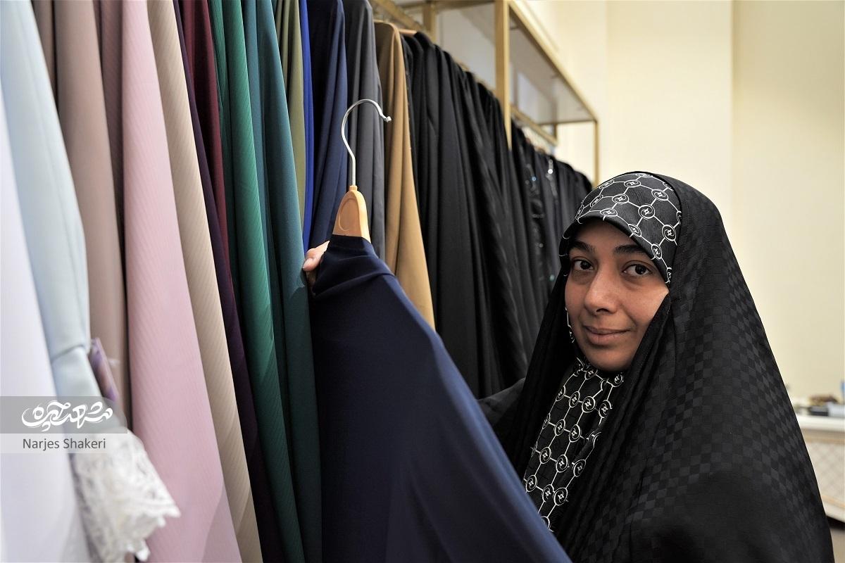 ۱۲ رنگ چادر، هنرِدست خانم شیبانی&zwnj;راد