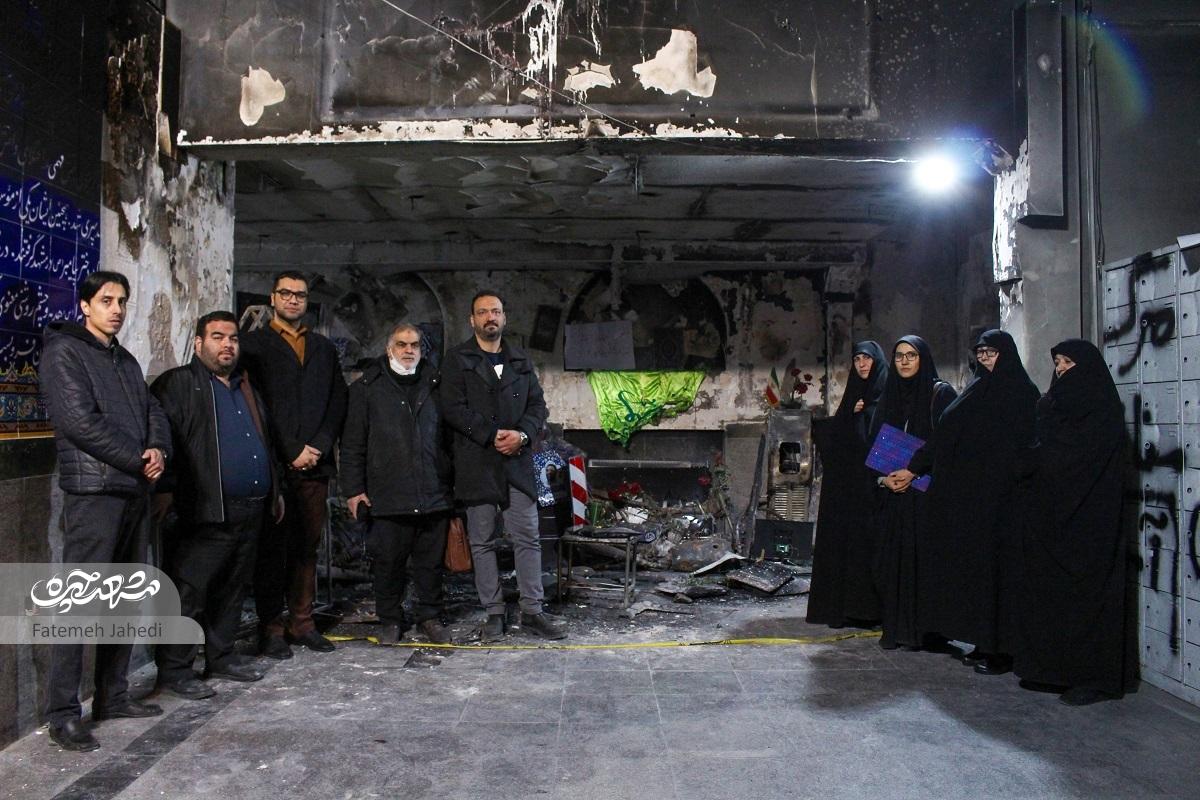 روایت بسیجی‌ها از شعله‌هایی که دیوار‌های مسجدالزهرا(س) را سوزاند