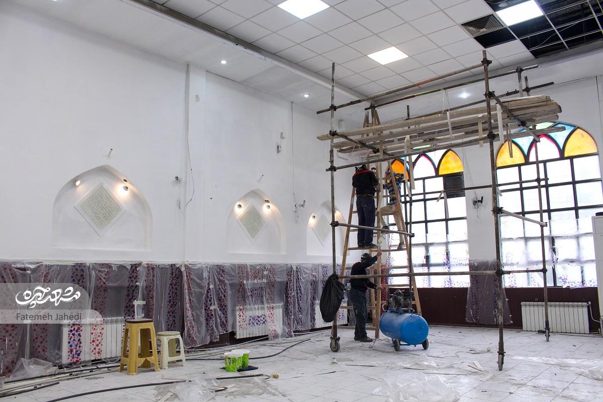 روایت بسیجی‌ها از شعله‌هایی که دیوار‌های مسجدالزهرا(س) را سوزاند