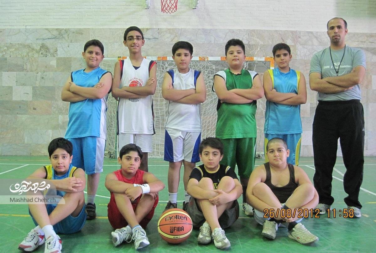 صادق سمیعی مربی مینی بسکتبال منطقه ماست