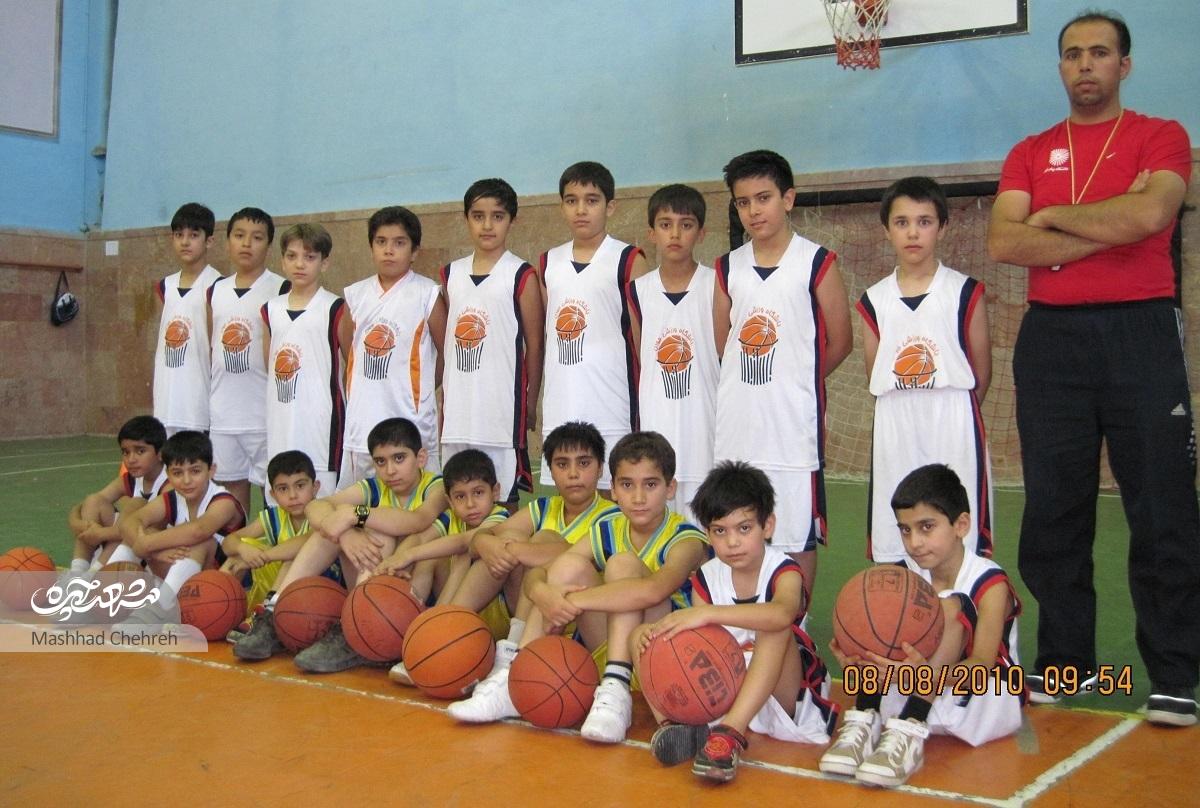 صادق سمیعی مربی مینی بسکتبال منطقه ماست