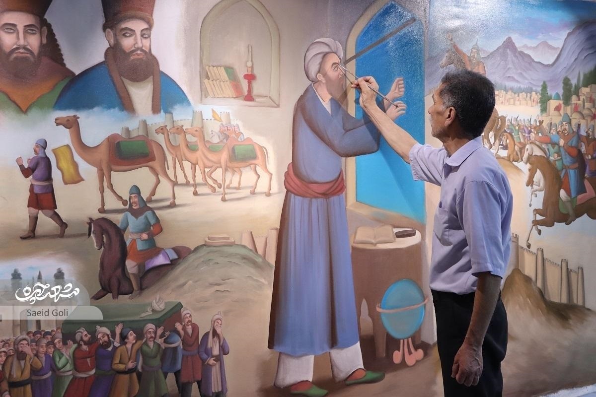 محمدرضا حمیدی استاد نقاشی به سبک قهوهخانهای است محمدرضا حمیدی استاد نقاشی به سبک قهوهخانهای است