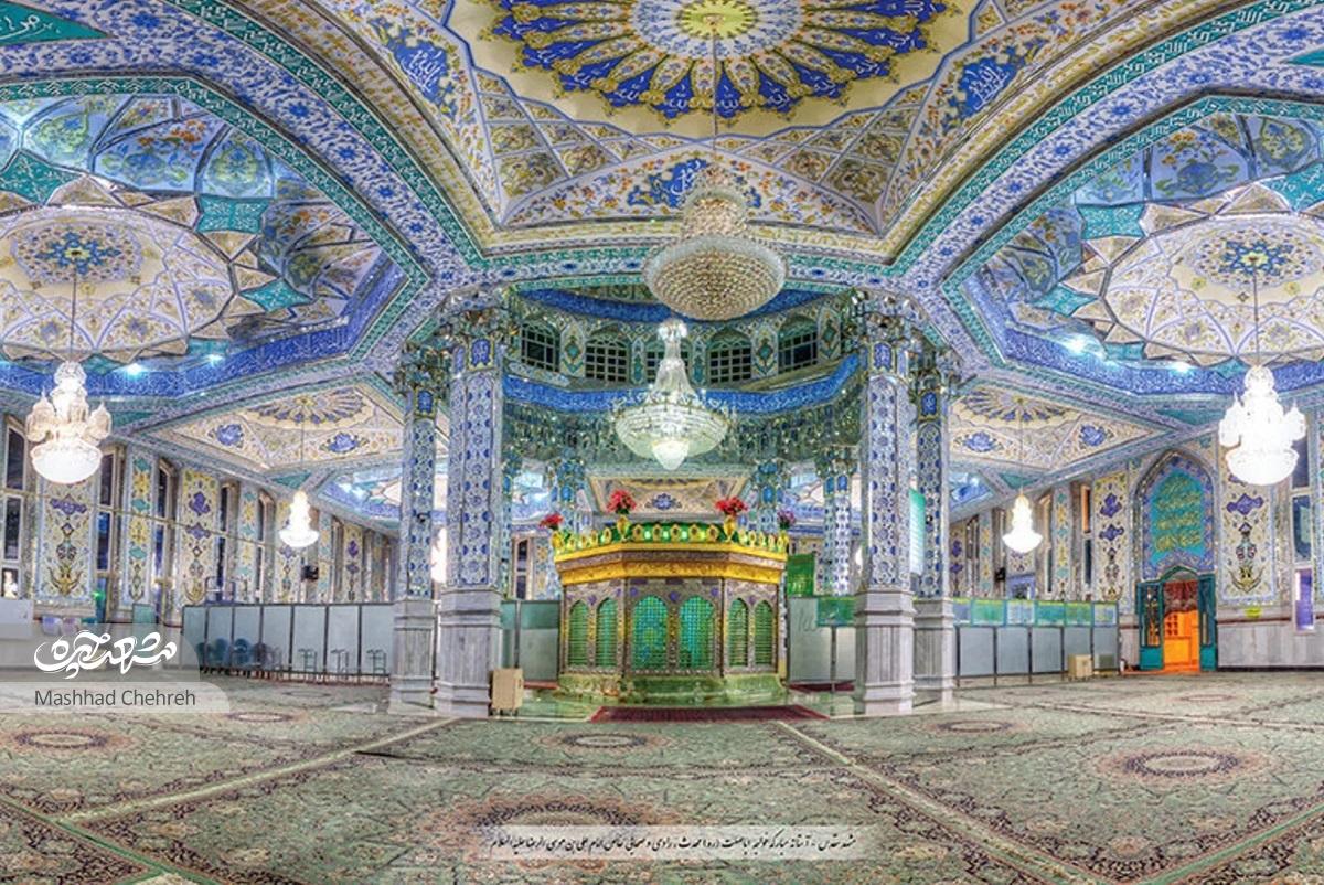 ویژگی های آرامگاه خواجه اباصلت یار نزدیک امام رضا(ع)