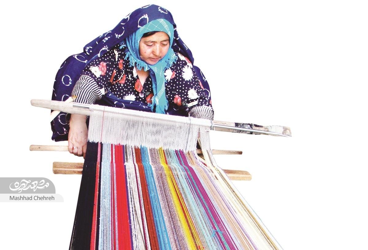 دار فرت‌بافی زهرا خانم در مسجد برپاست