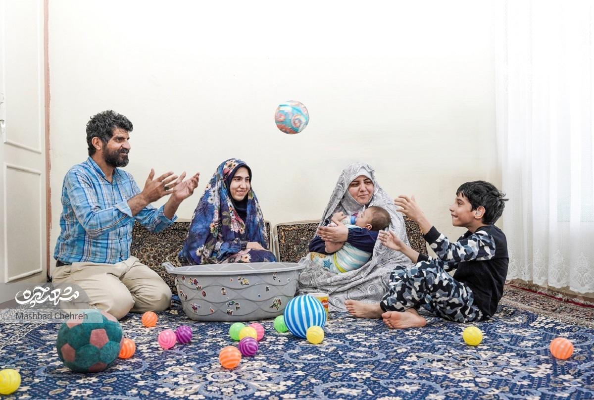خانه خانواده عرب میزبان کودکان نیازمند درمان است