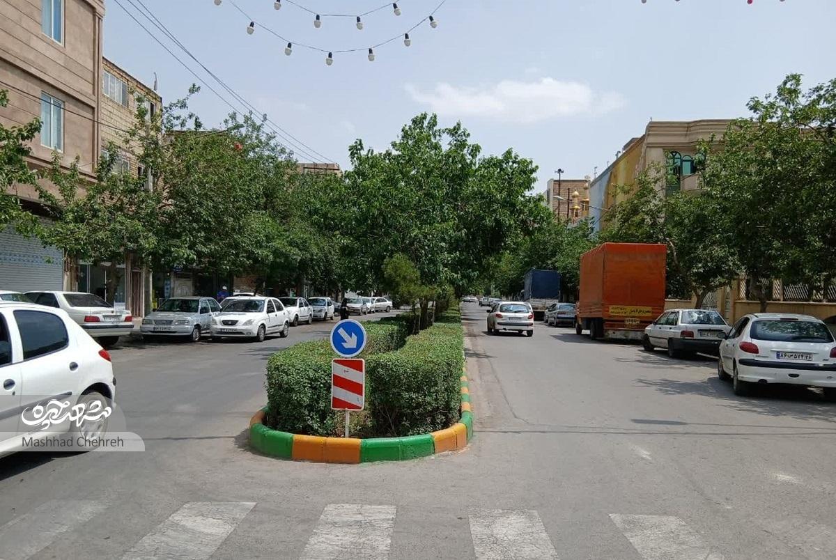 خیابان شهیدثنایی ۳ در قلب محله خاتم‌الانبیا (ص)