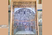 اثر ویژه حسین‌الموسوی، نقاش‌باشی آستان‌ قدس‌ رضوی در بخارا نگهداری می‌شود