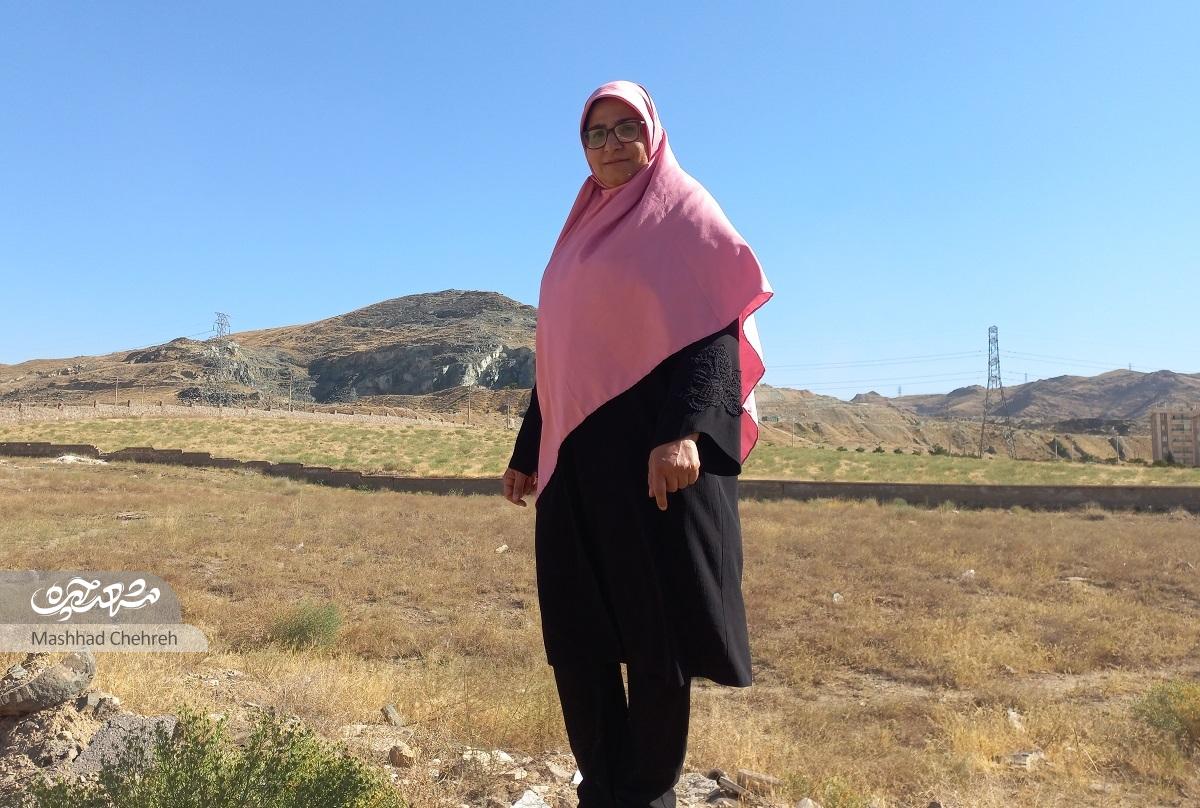 زندگی شهری اکرم صالحی با چاشنی طبیعت در سرافرازان