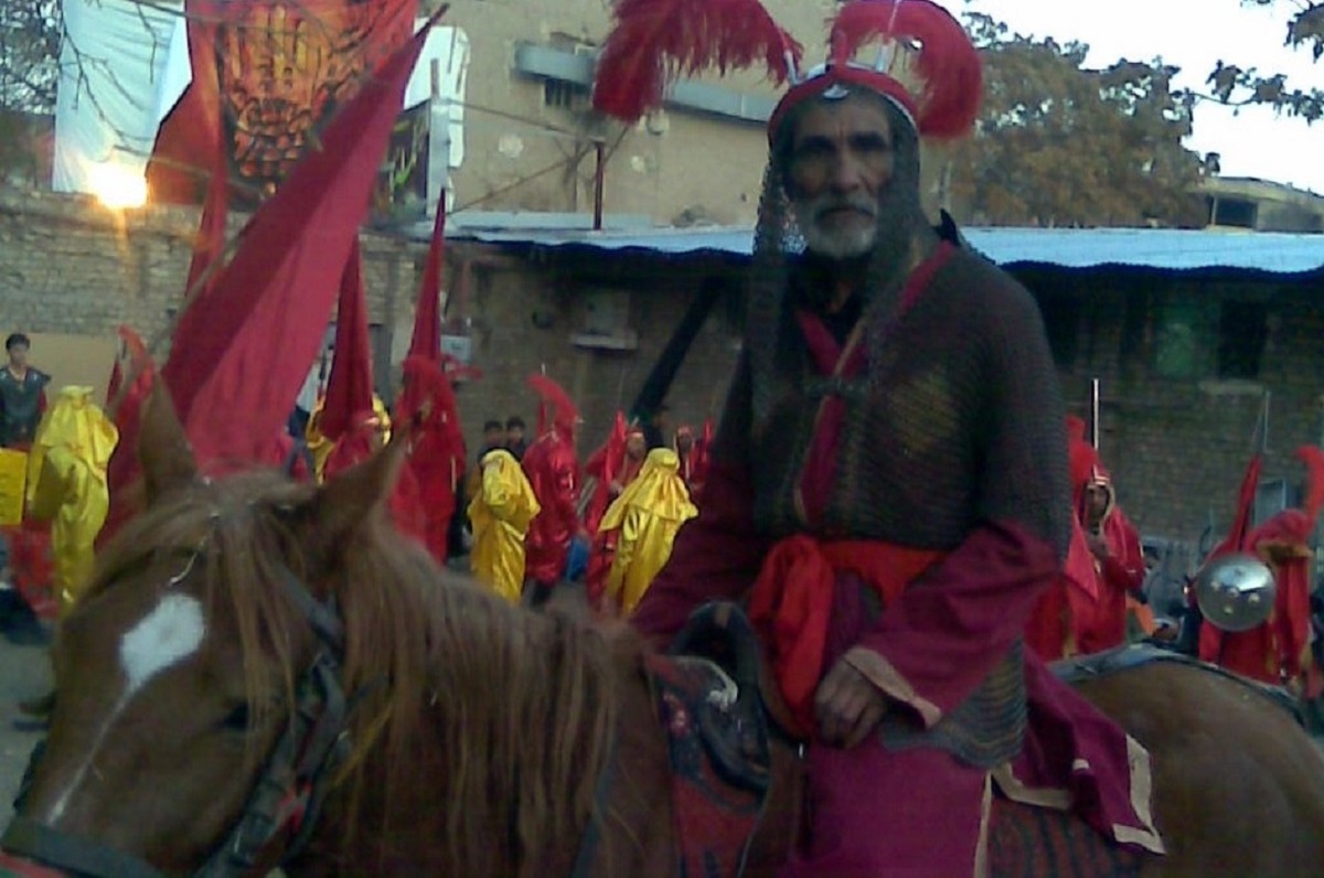 مهدی تقدیمی از پیرتعزیه‌ خوان‌های مشهد است