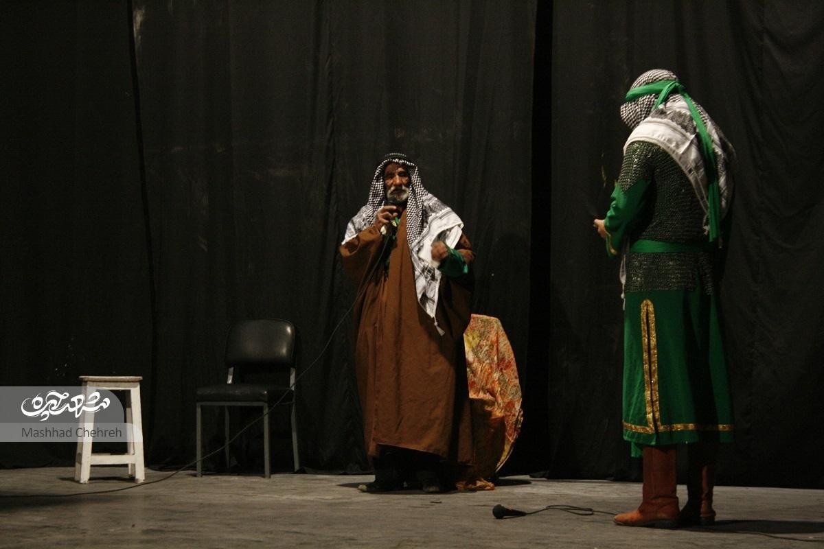 مهدی تقدیمی از پیرتعزیه‌ خوان‌های مشهد است