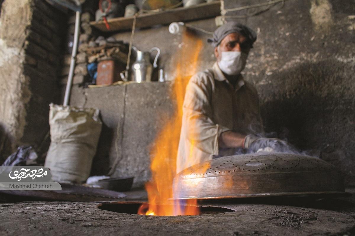 بازار مسگران مشهد در خیابان سرخس