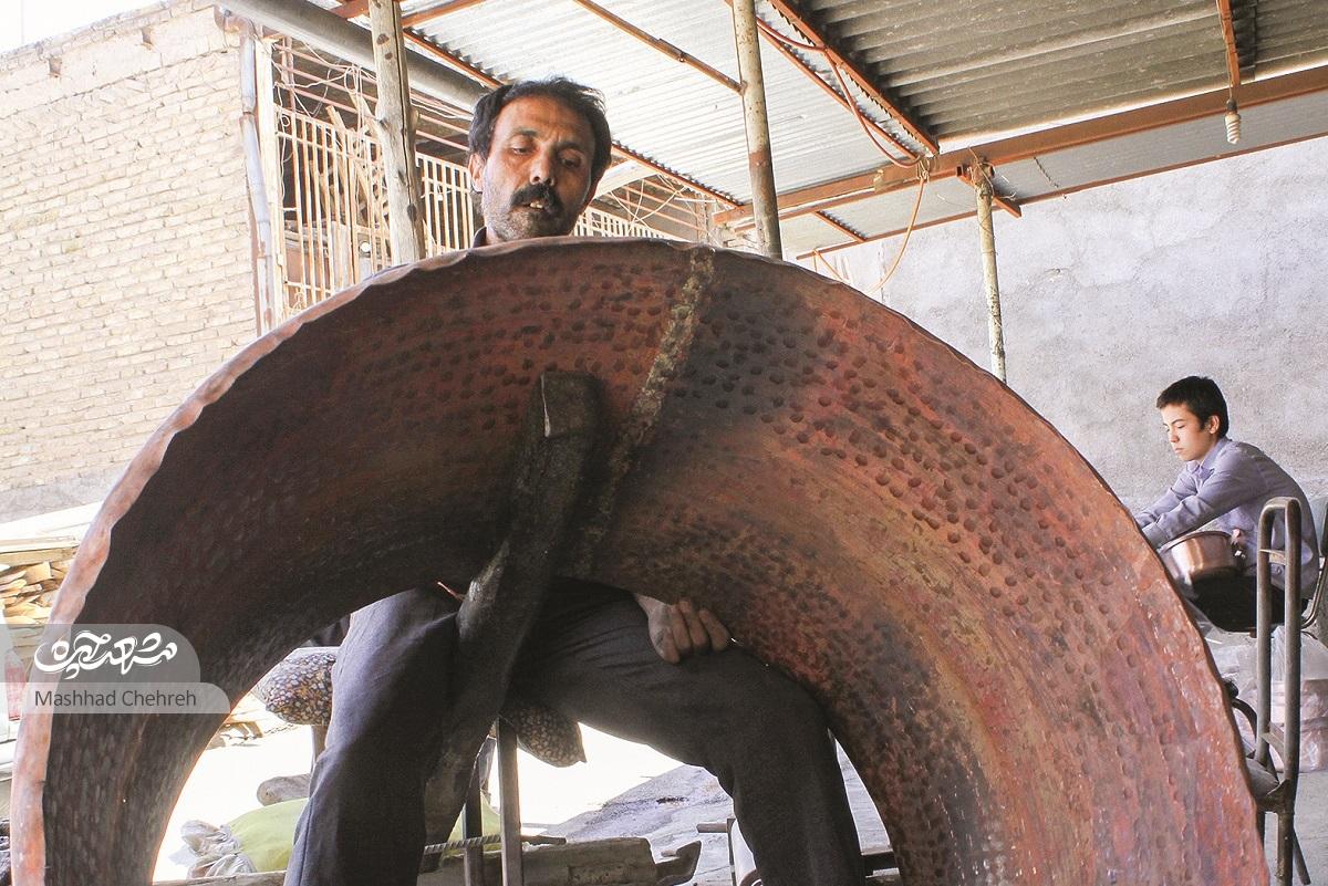 مسگران خیابان «سرخسِ» مشهد