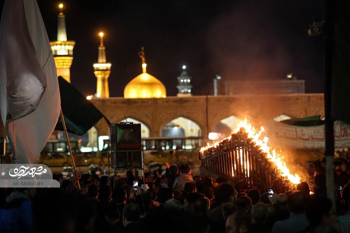 عزاداری اقوام در هیئت مشهد